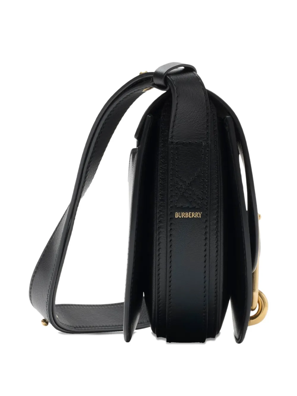 Burberry Small Bridle Crossbody Bag In Black