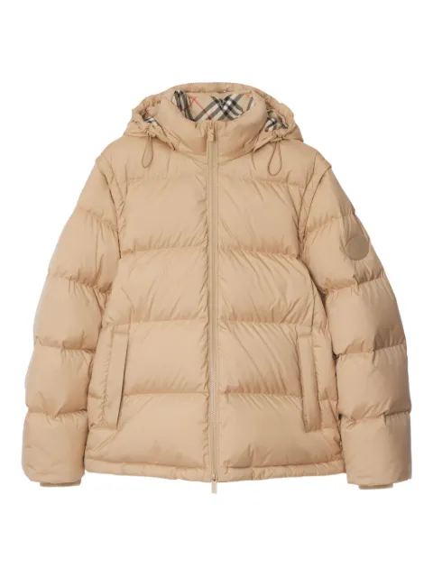 Burberry detachable sleeve puffer jacket