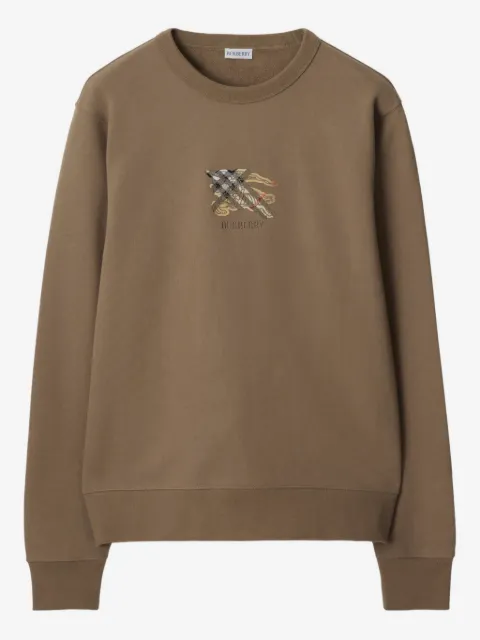 Burberry Sweatshirt mit Equestrian Knight-Check