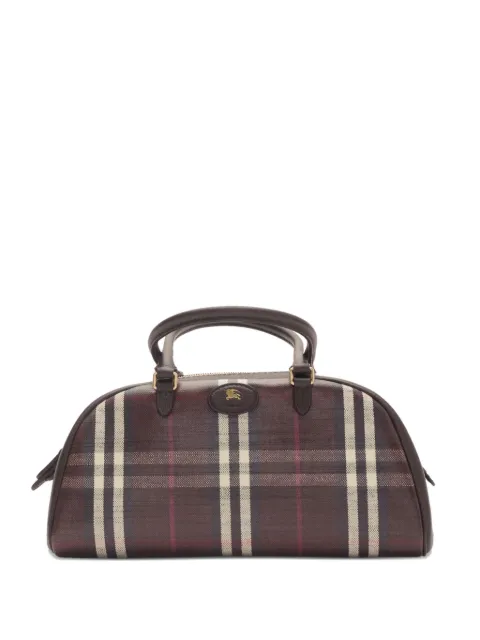 Burberry Highlands check-pattern bowling bag