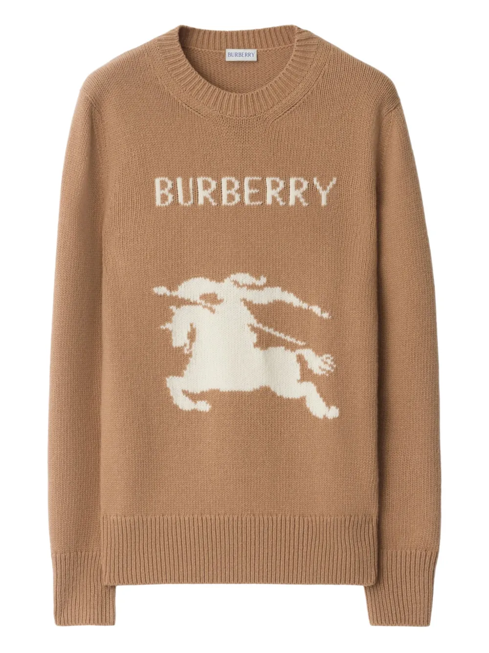 Burberry Ekd Wool Cashmere Sweater In Neutral