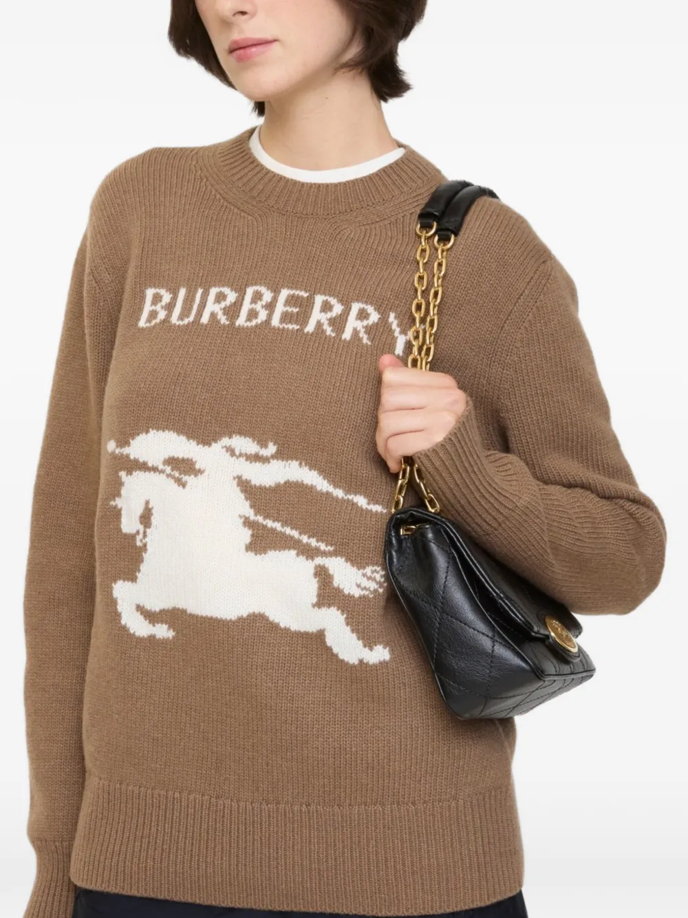 Burberry Trui met EKD-logo Beige
