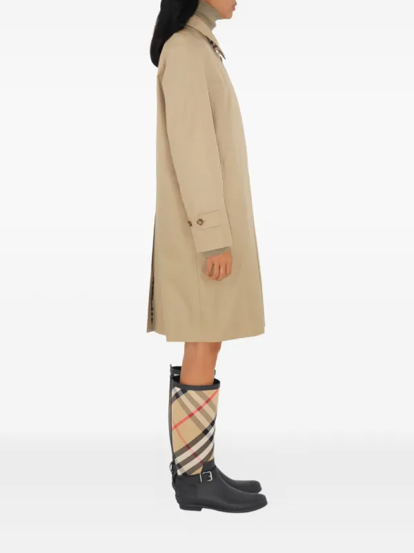 Burberry raglan-sleeve Trench Coat | Neutrals | FARFETCH UK