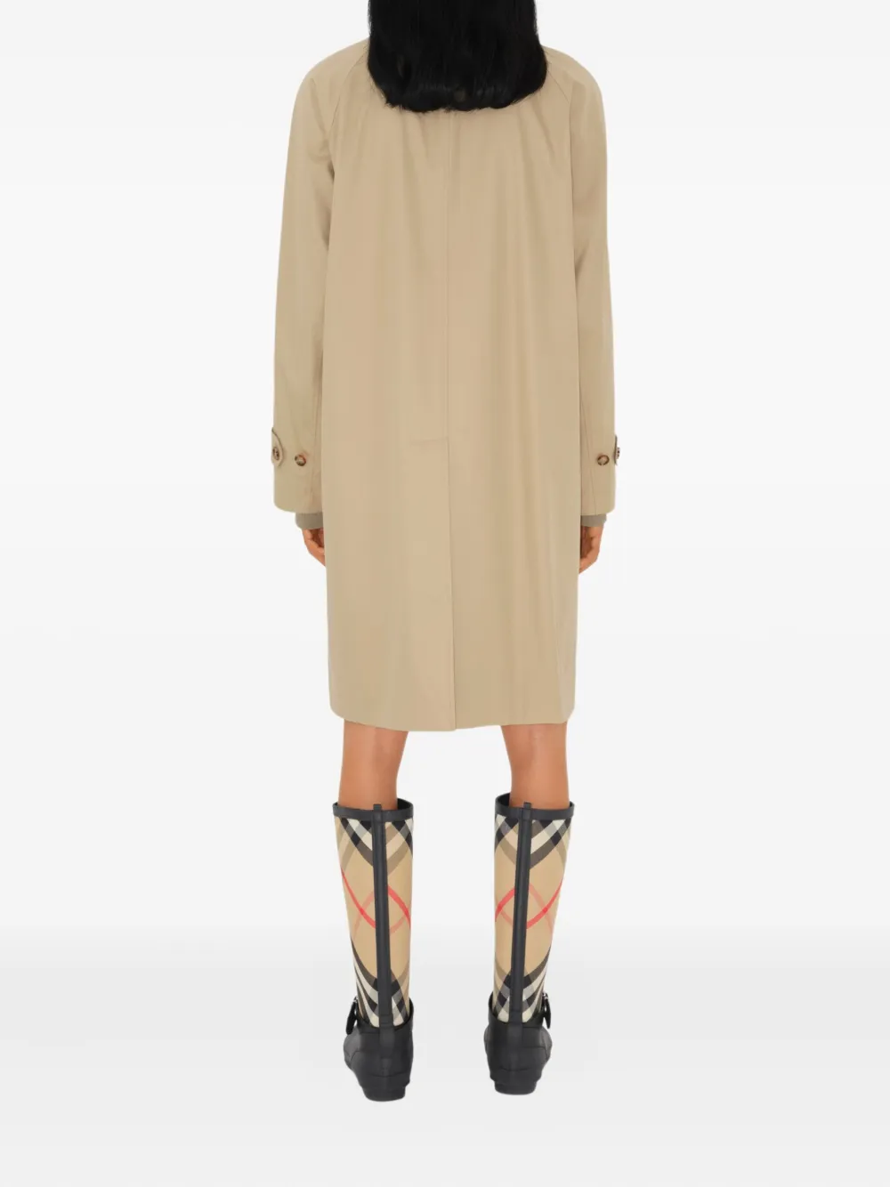 Burberry Trenchcoat met raglan mouwen Beige