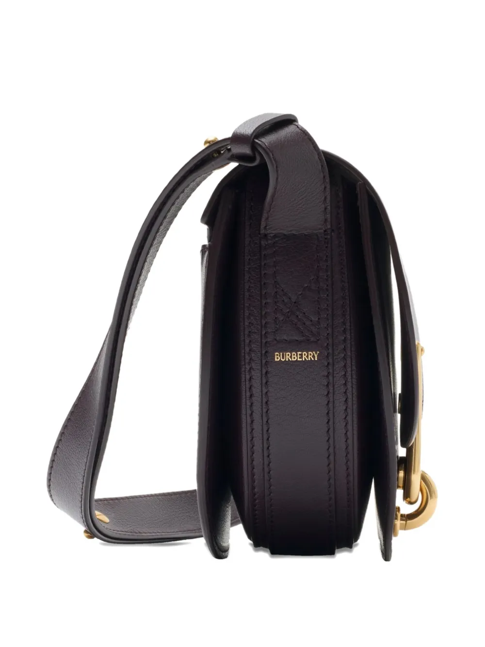 Burberry Small Bridle Crossbody Bag In Purple