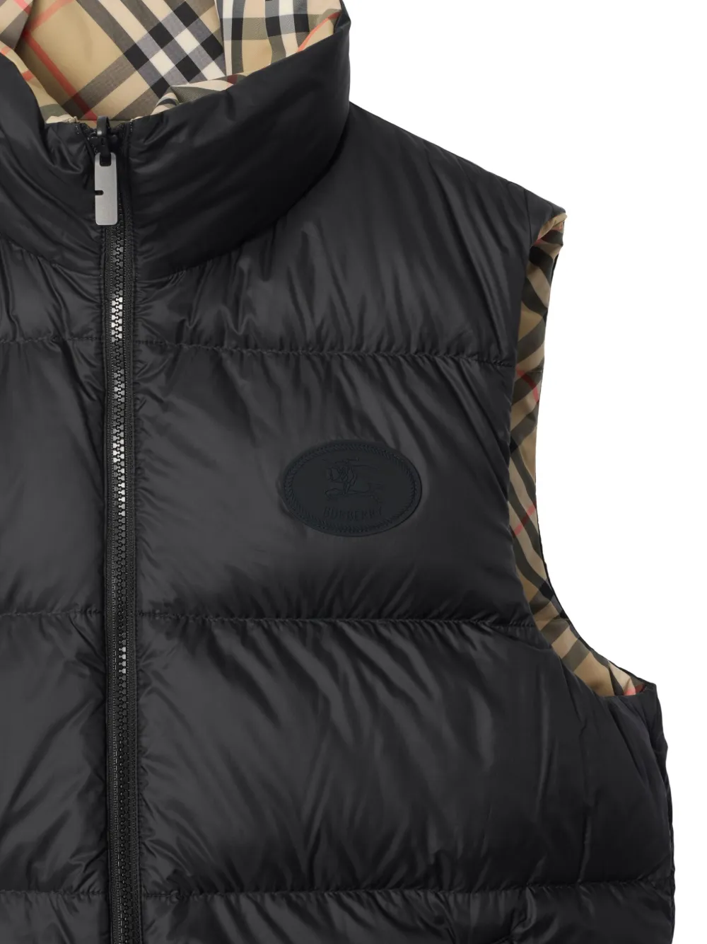 Burberry reversible check puffer gilet | Waistcoats & Gilets | Image 2