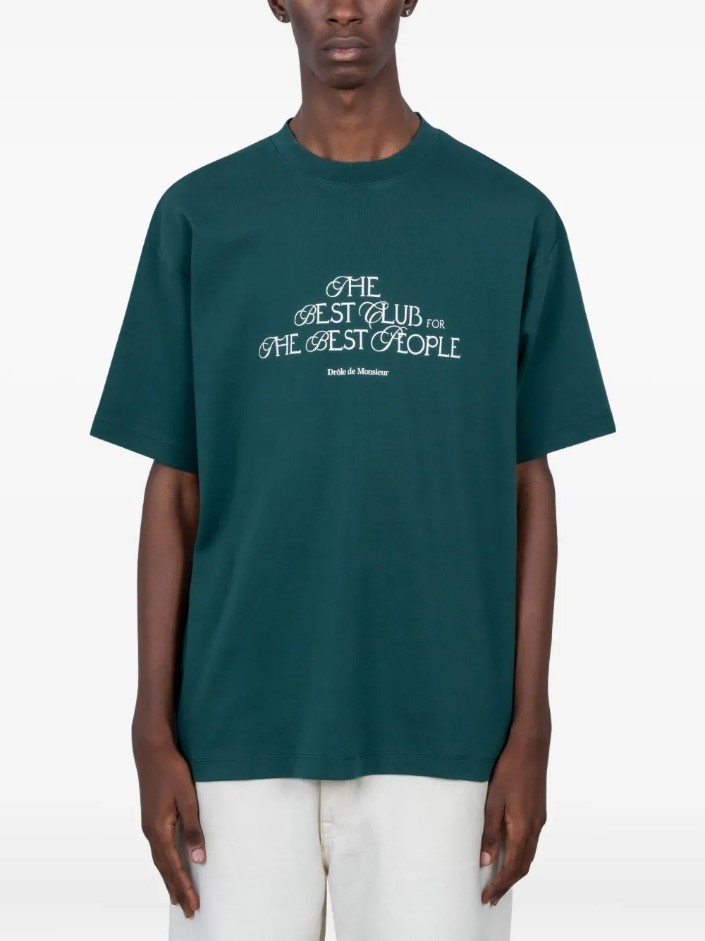 Drôle De Monsieur The Best Club T-shirt | Green | Image 1