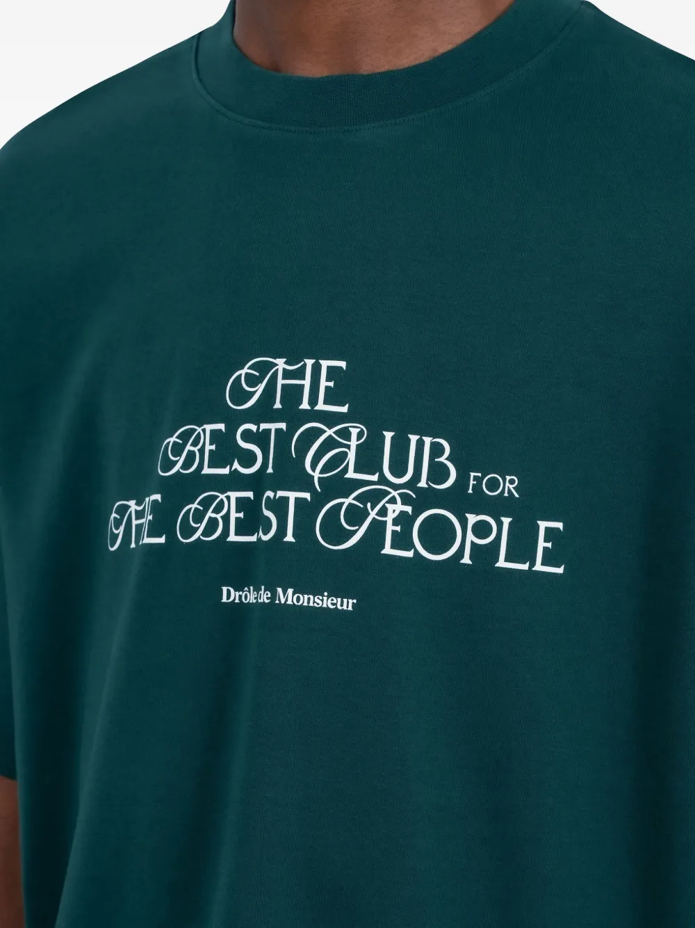 Drôle De Monsieur The Best Club T-shirt Groen
