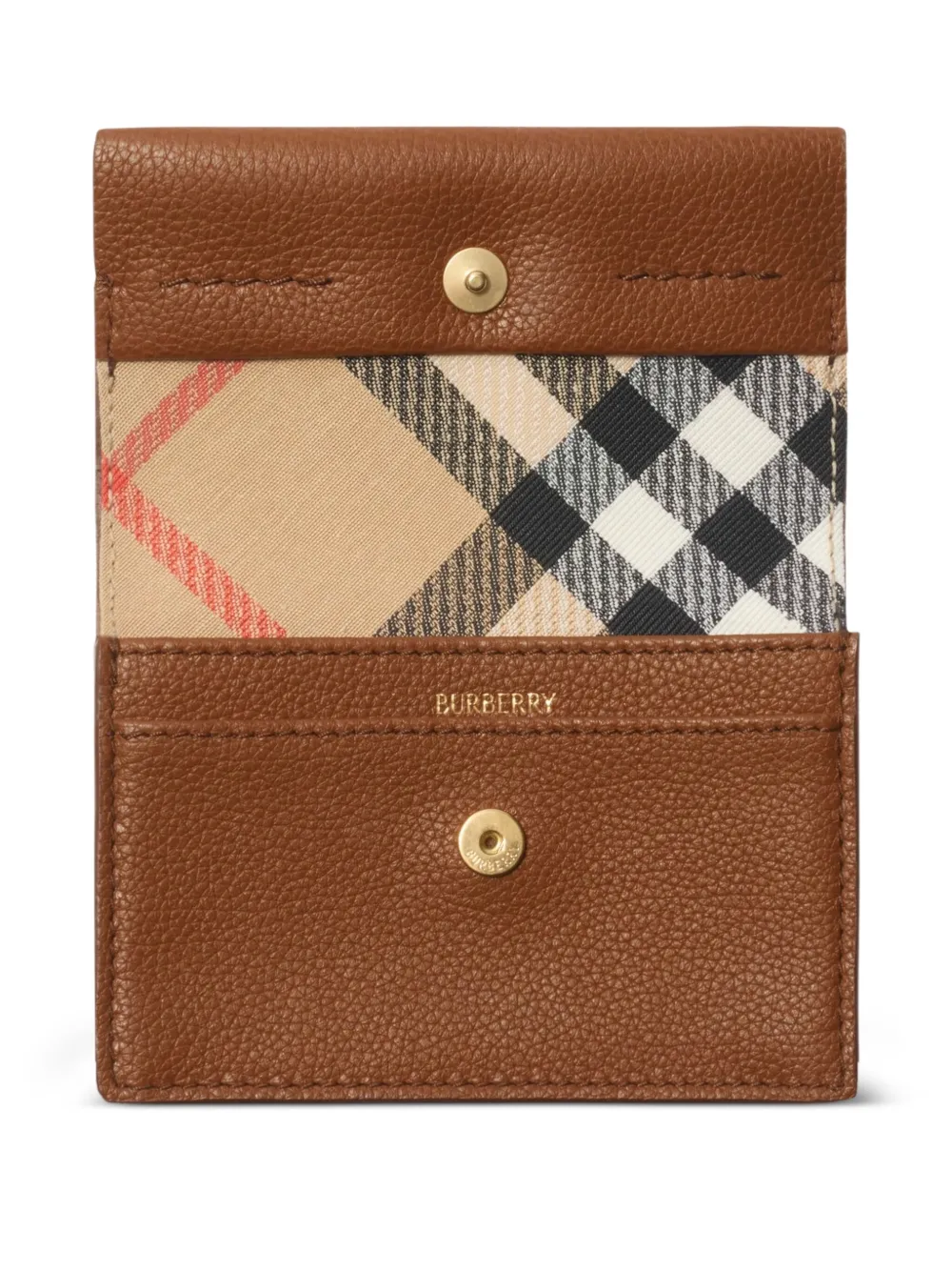 Burberry Cotswolds Leather Wallet In Brown
