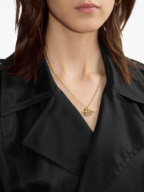 Burberry フォックスチャーム ネックレス | ゴールドトーン | FARFETCH JP