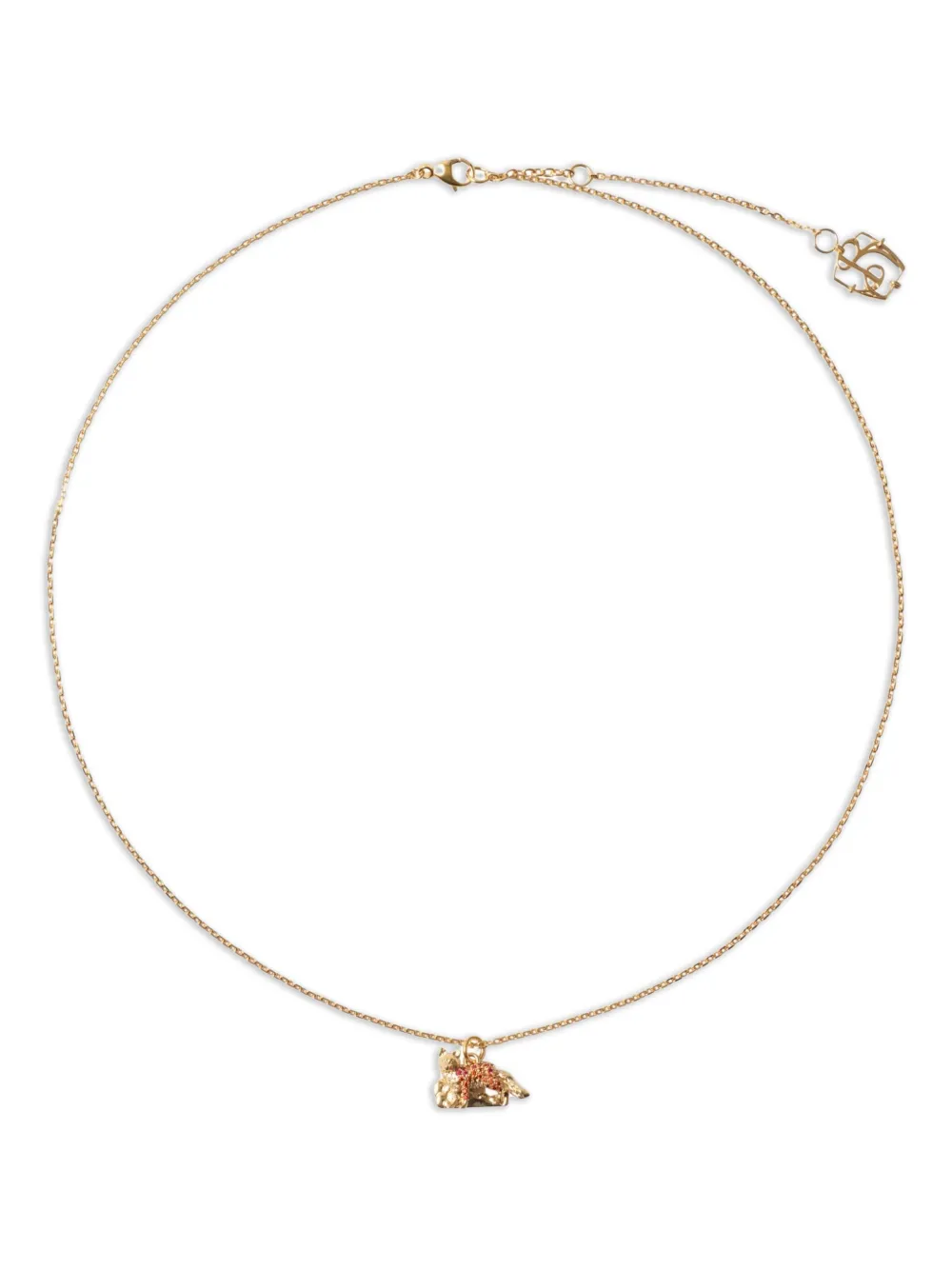 Burberry Collana a catena con ciondolo volpe - Oro