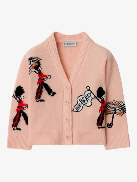 Burberry Kids London Guards cardigan