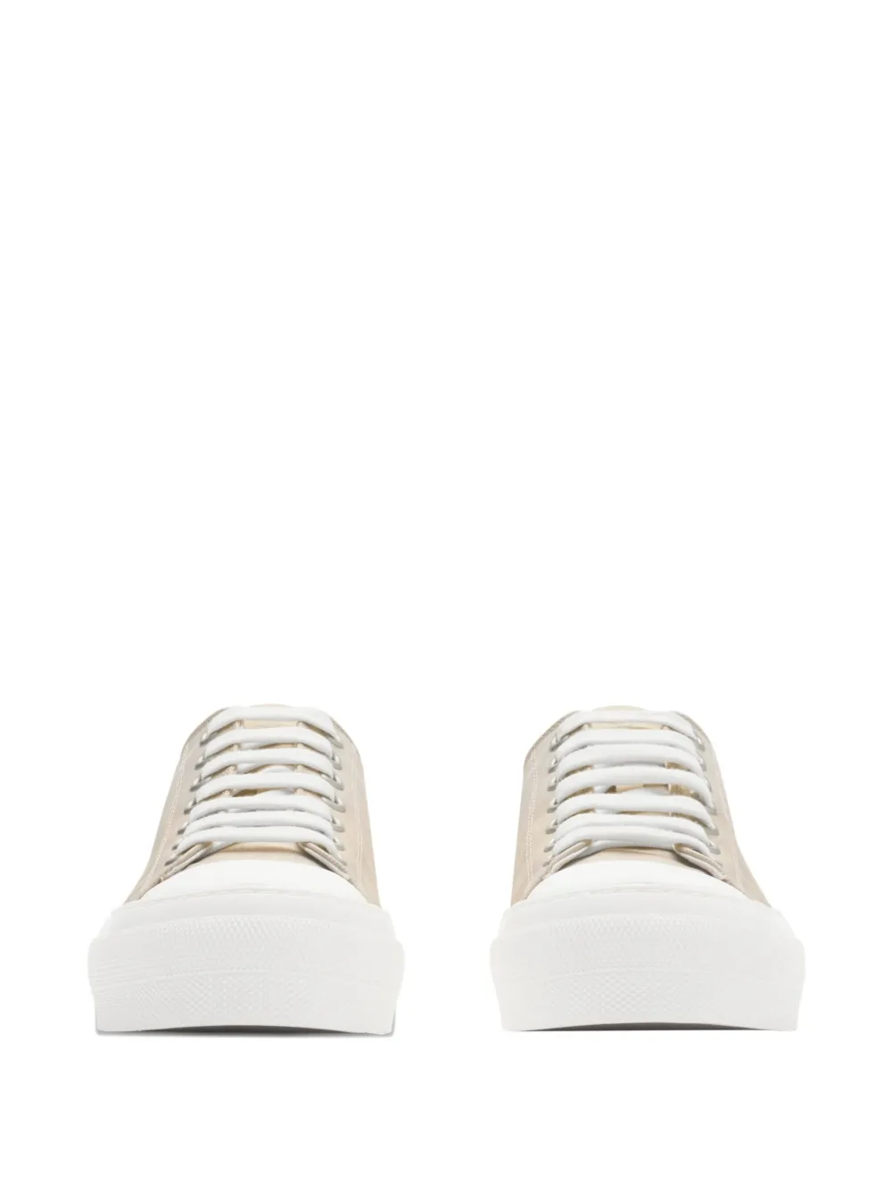 Burberry Geruite sneakers - Beige