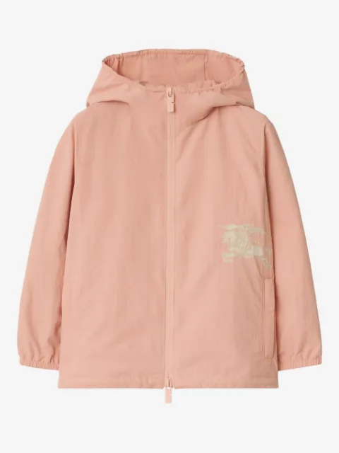 Burberry Kids Giacca Equestrian Knight con cappuccio