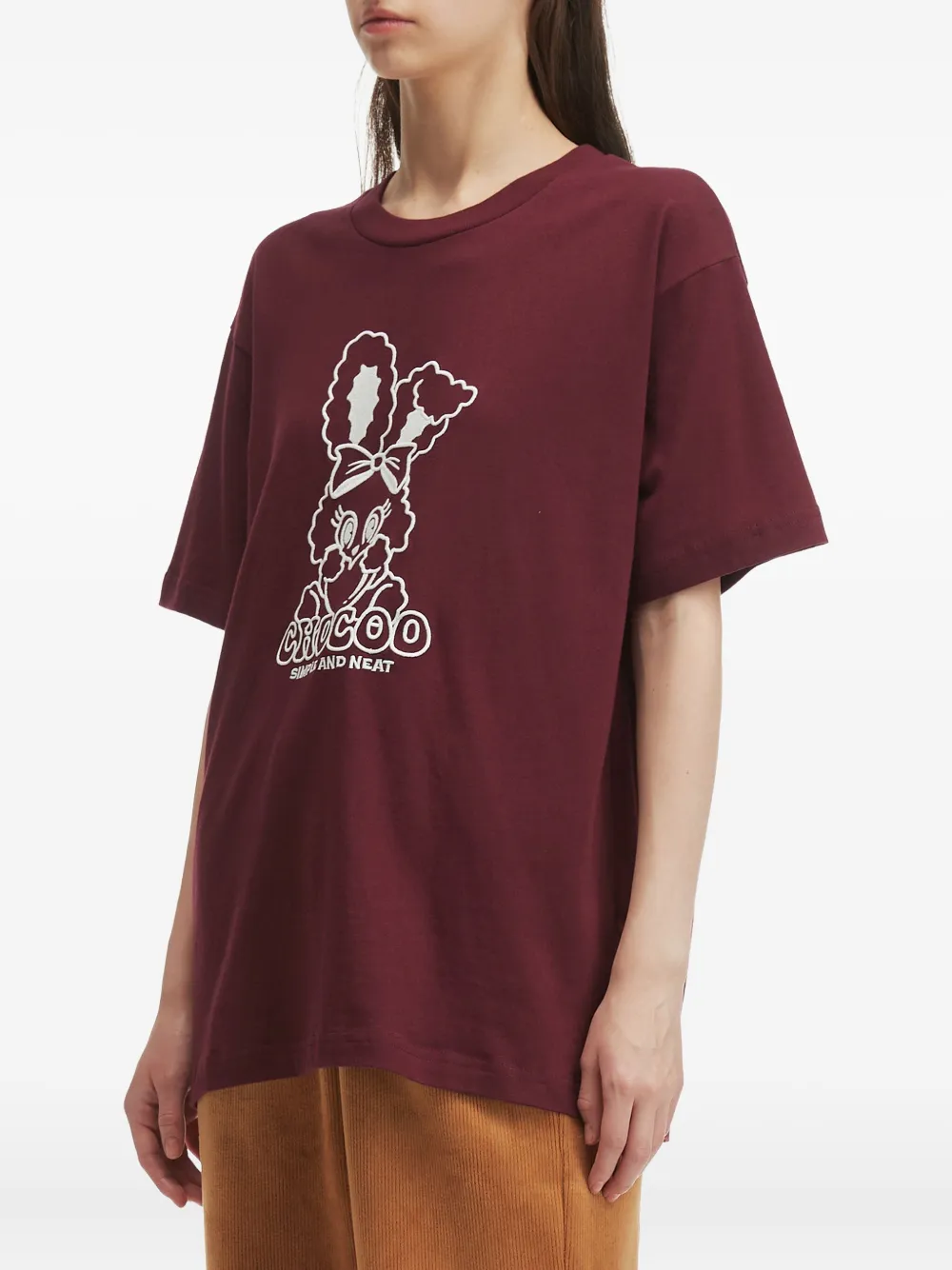 CHOCOOLATE Katoenen T-shirt Rood