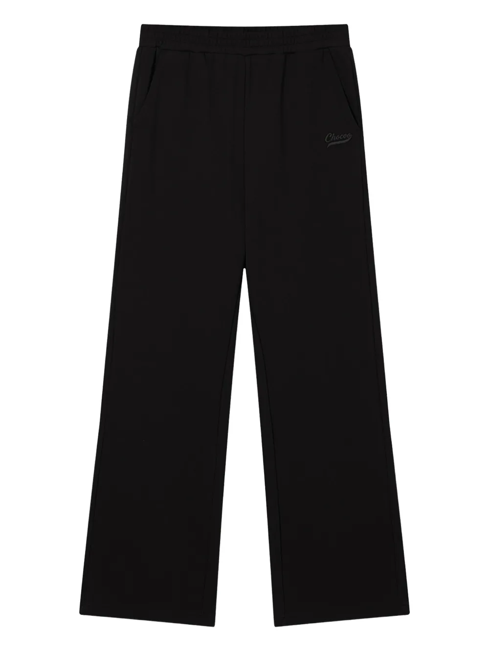 CHOCOOLATE embroidered-logo track pants | Black | Image 1