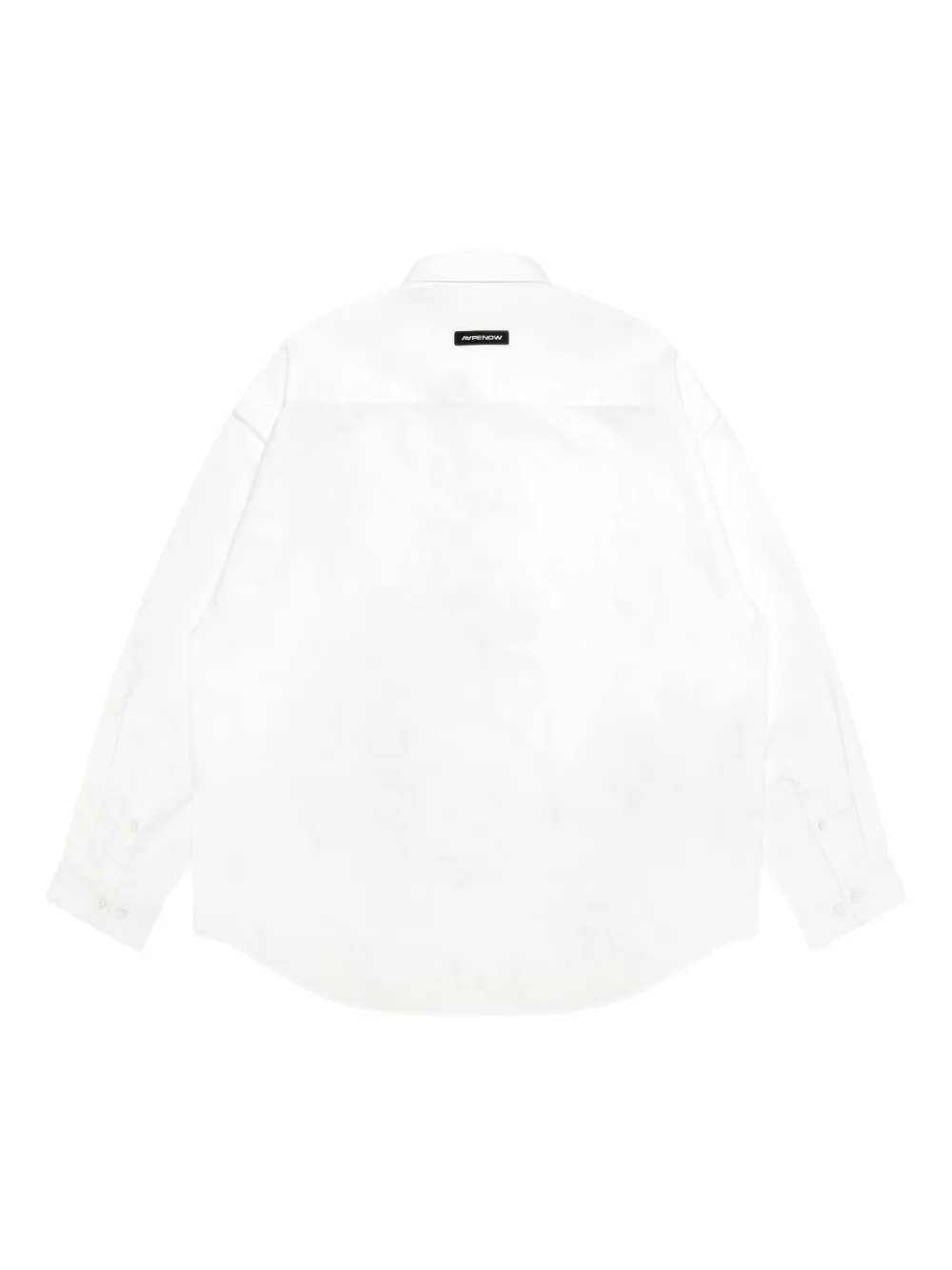 AAPE BY *A BATHING APE logo-embroidered shirt Wit