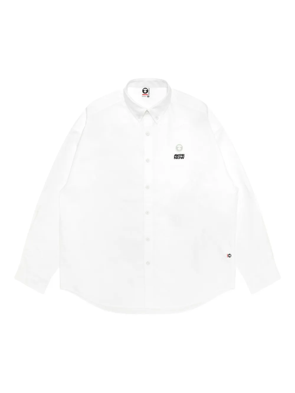 logo-embroidered shirt