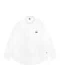AAPE BY *A BATHING APE® logo-embroidered shirt - White