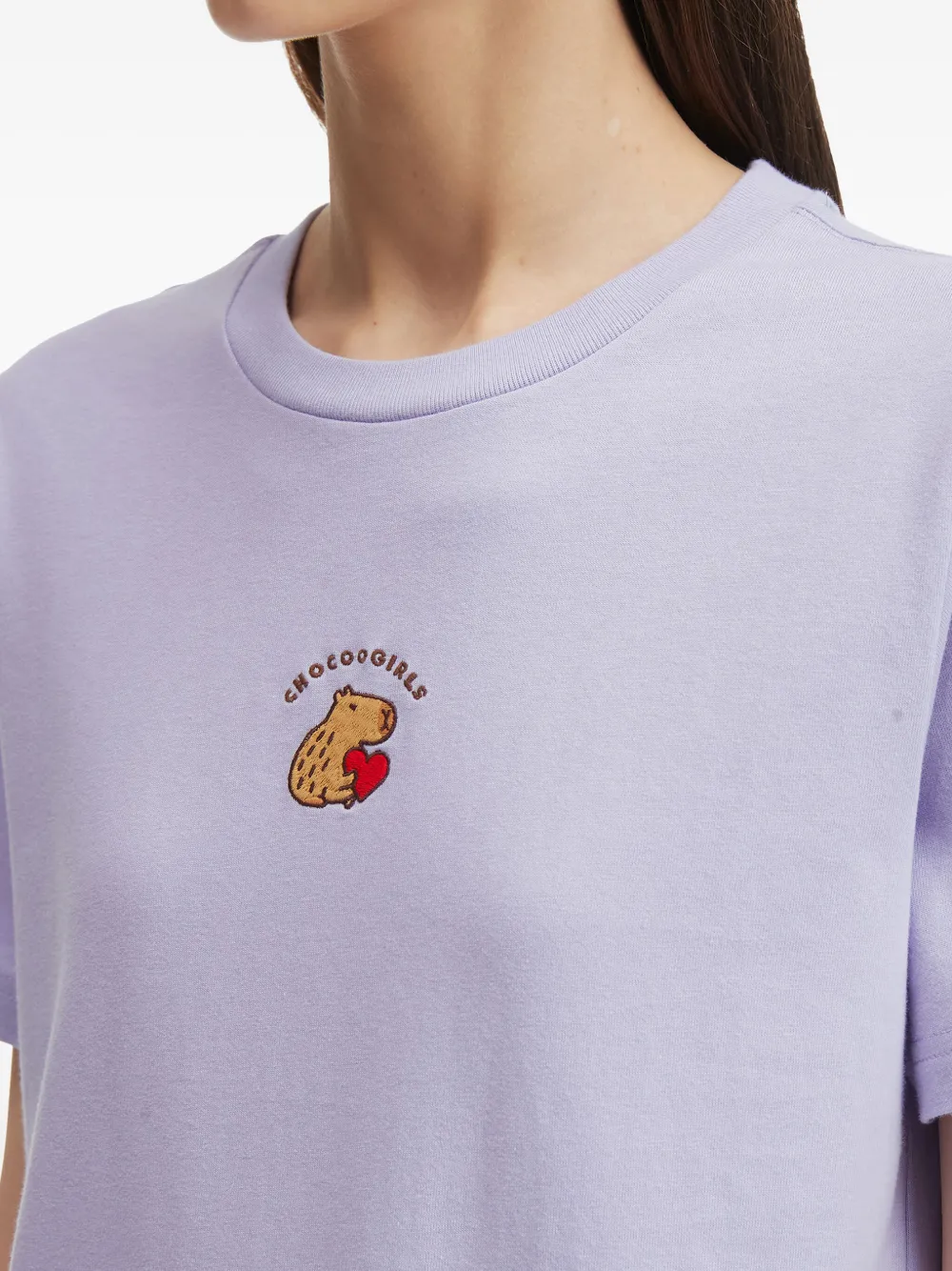 CHOCOOLATE Katoenen T-shirt Paars