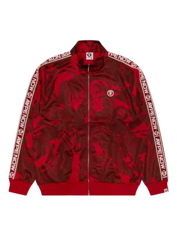 AAPE BY *A BATHING APE® ボンバージャケット | レッド | FARFETCH JP