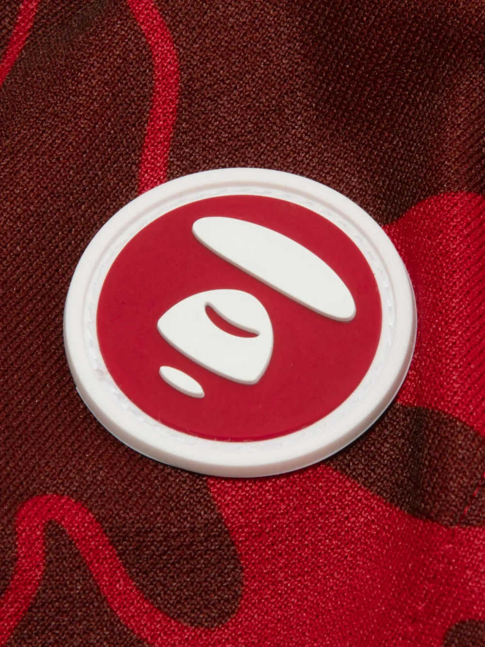 AAPE BY *A BATHING APE Head logo-patch track pants Rood