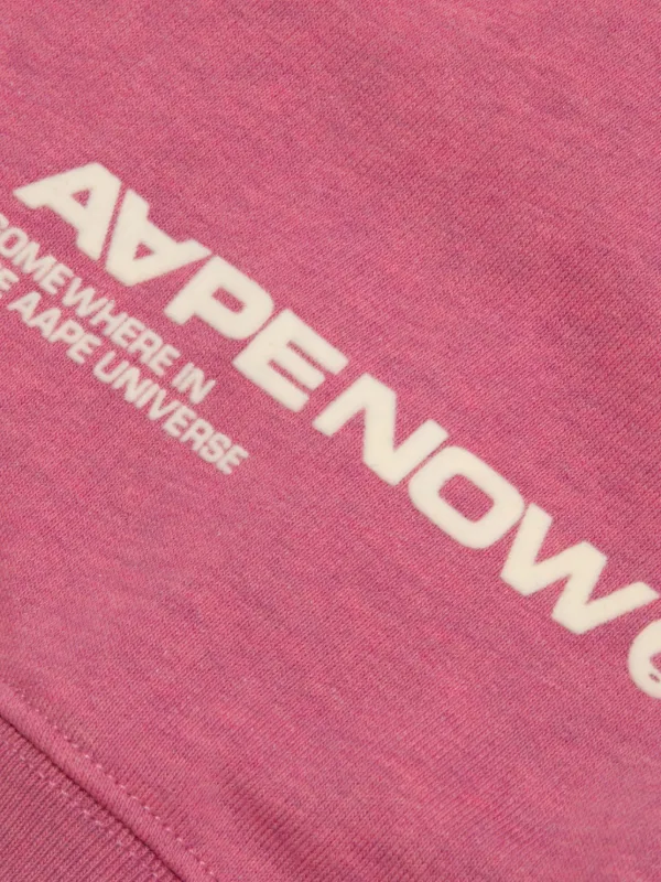 AAPE BY *A BATHING APE® Ape Now Heart スウェットシャツ | ピンク