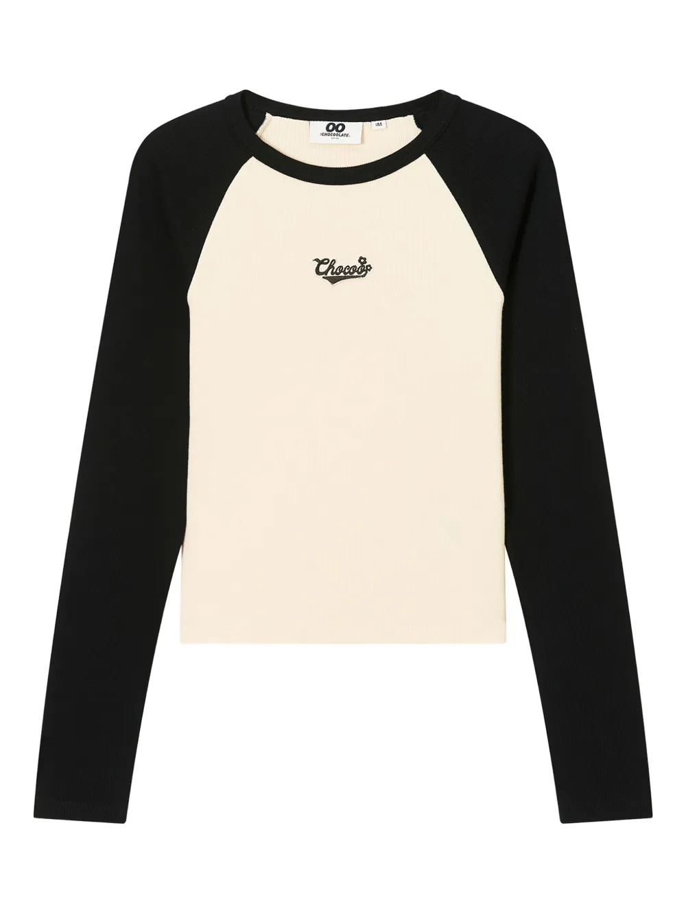 CHOCOOLATE raglan-sleeve logo T-shirt | White | Image 1