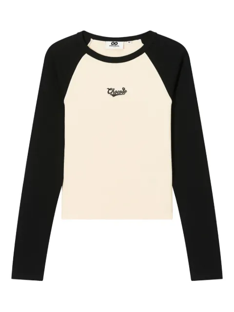 CHOCOOLATE raglan-sleeve logo T-shirt