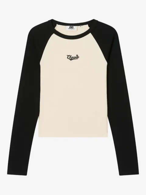 CHOCOOLATE playera con mangas raglán