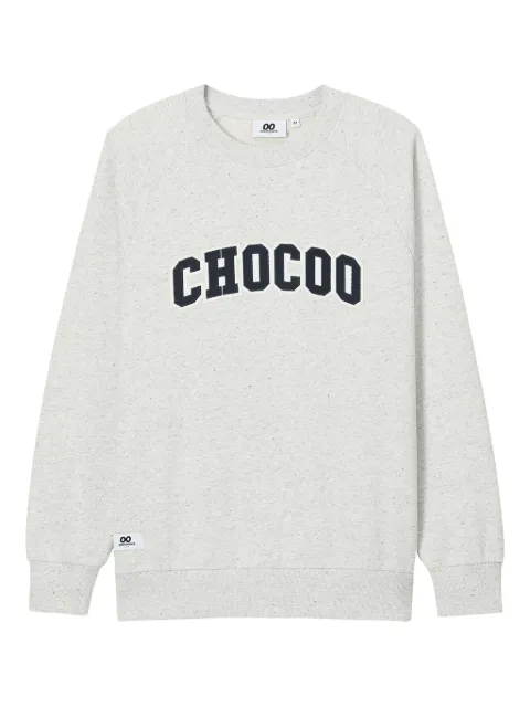 CHOCOOLATE raglan-sleeve embroidered sweatshirt