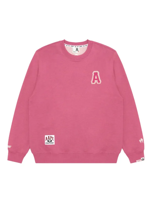 AAPE BY *A BATHING APE® ロゴ スウェットシャツ | ピンク | FARFETCH JP