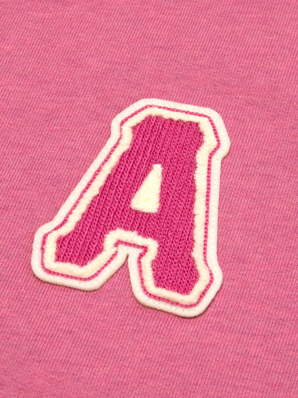 AAPE BY *A BATHING APE embroidered-logo crew-neck sweatshirt Roze
