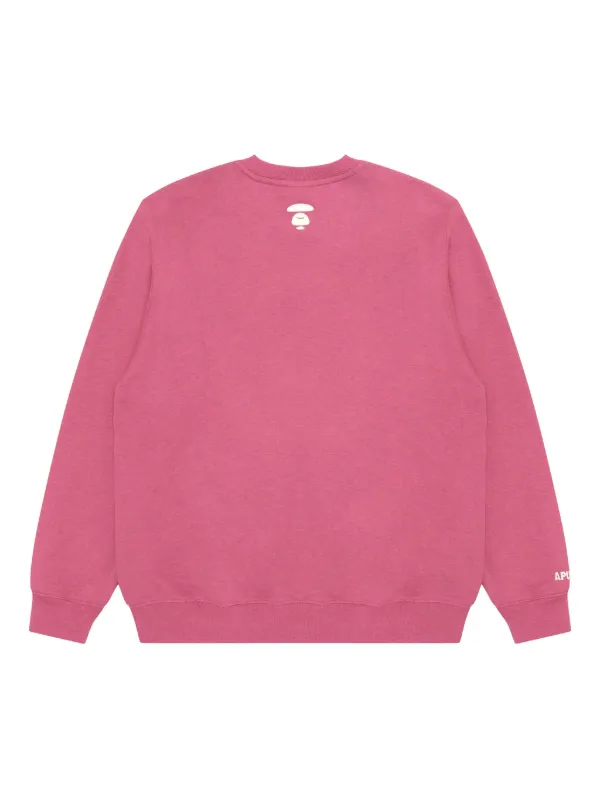 AAPE BY *A BATHING APE® ロゴ スウェットシャツ | ピンク | FARFETCH JP