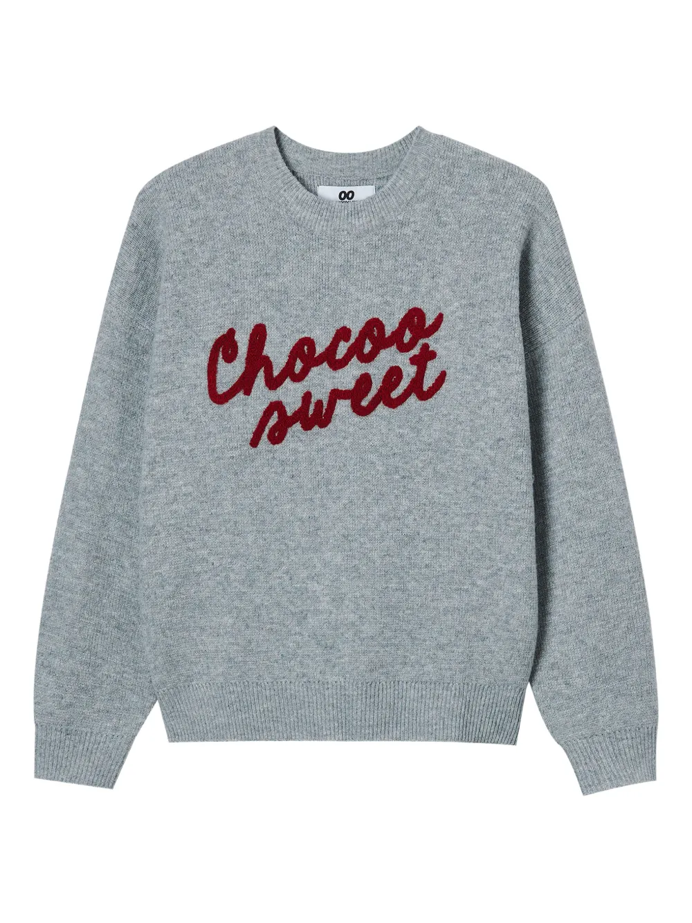 Chocoolate Logo-embroidered Sweater In Gray