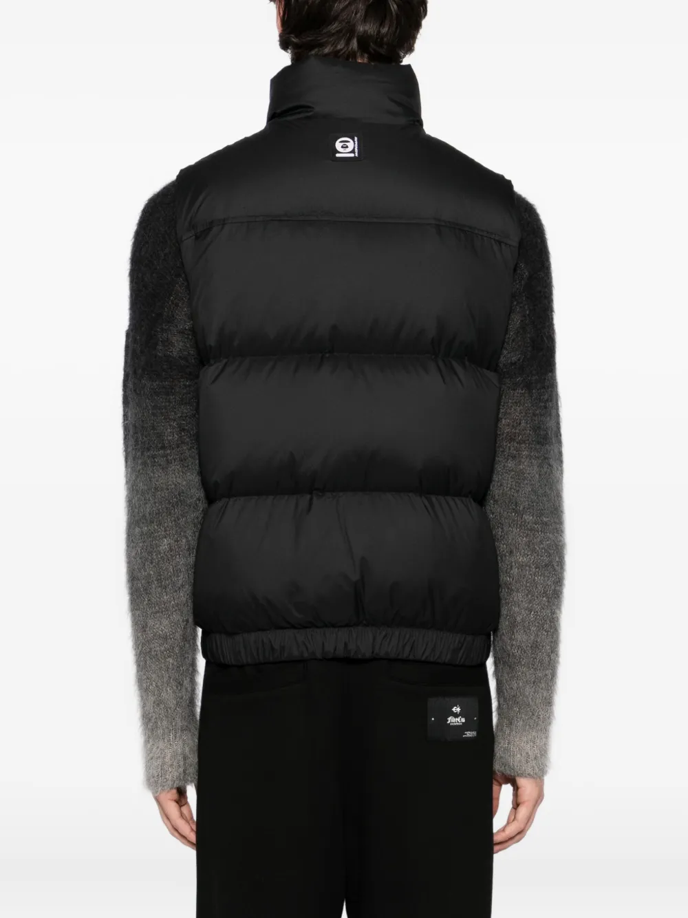 Aape By A Bathing Ape Logo-patch Gilet In Black