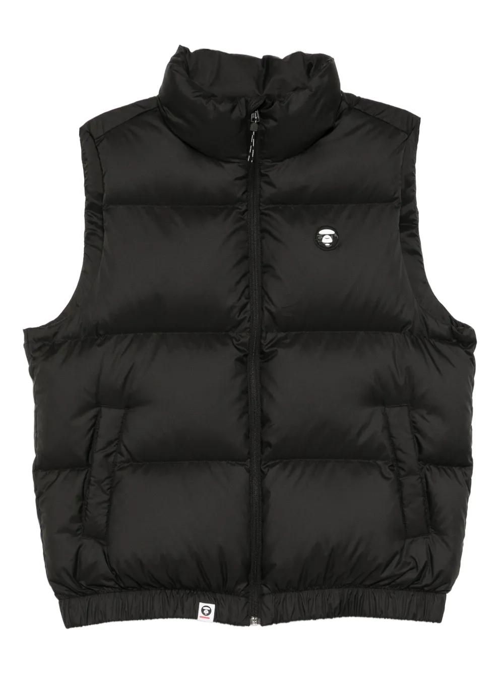 AAPE BY *A BATHING APE® logo-patch gilet | Black | Image 1