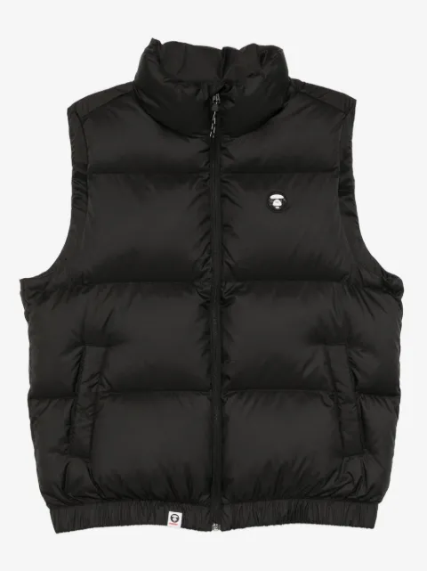 AAPE BY *A BATHING APE® logo-patch gilet