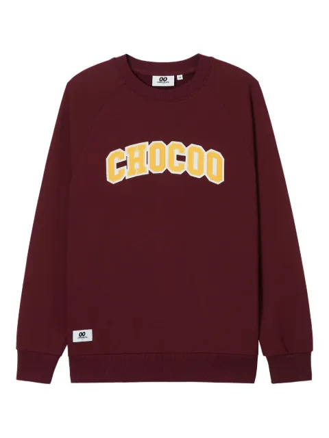 CHOCOOLATE raglan-sleeve embroidered sweatshirt