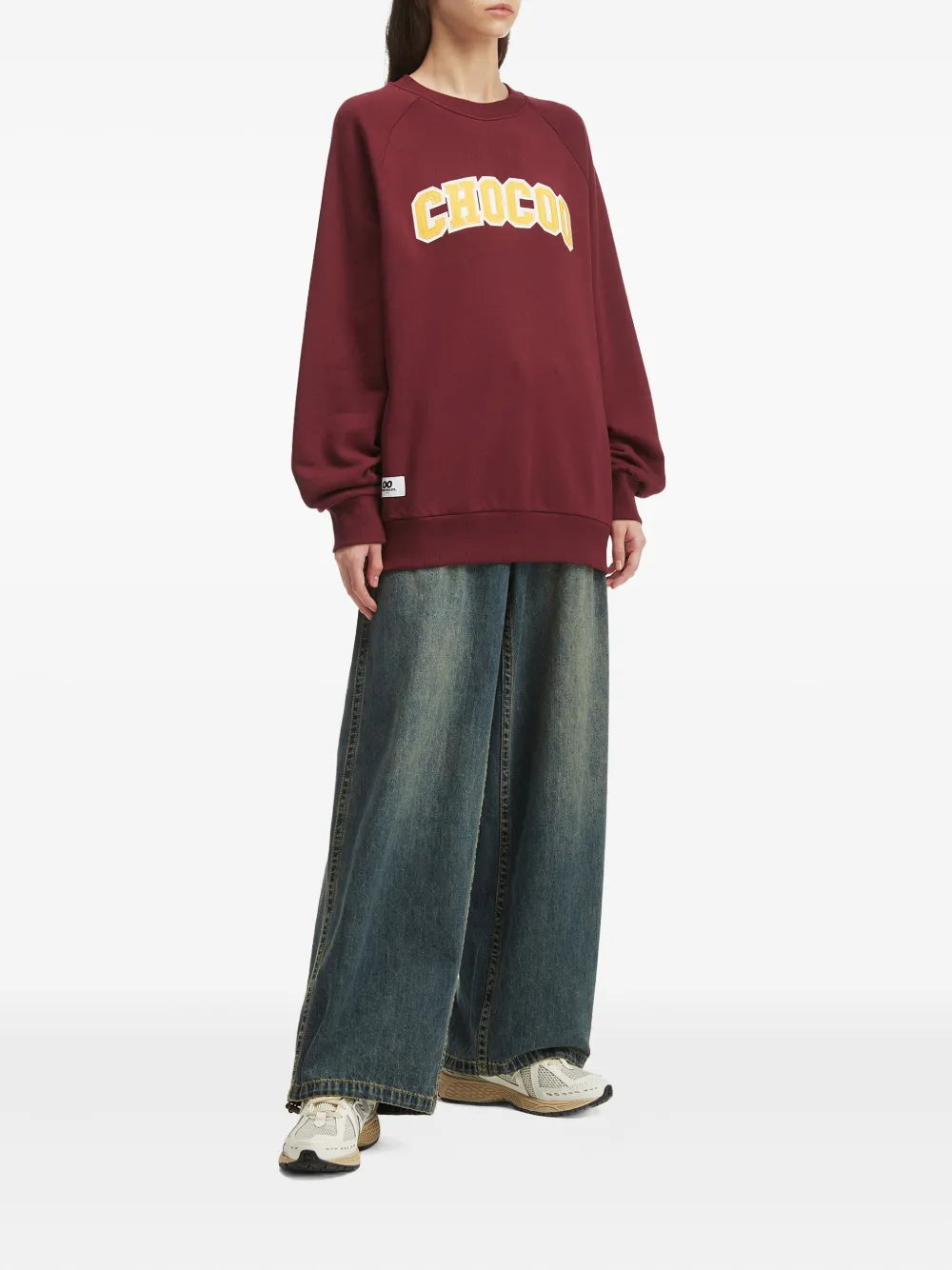 CHOCOOLATE raglan-sleeve embroidered sweatshirt | Sweaters | Image 2