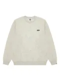 AAPE BY *A BATHING APE® embroidered-logo sweatshirt - Grey