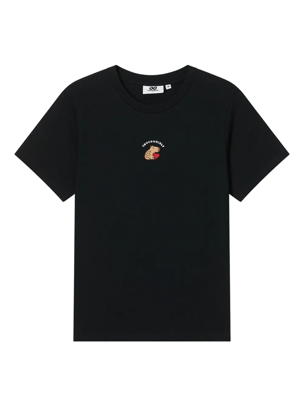 Chocoolate Cotton T-shirt In Black