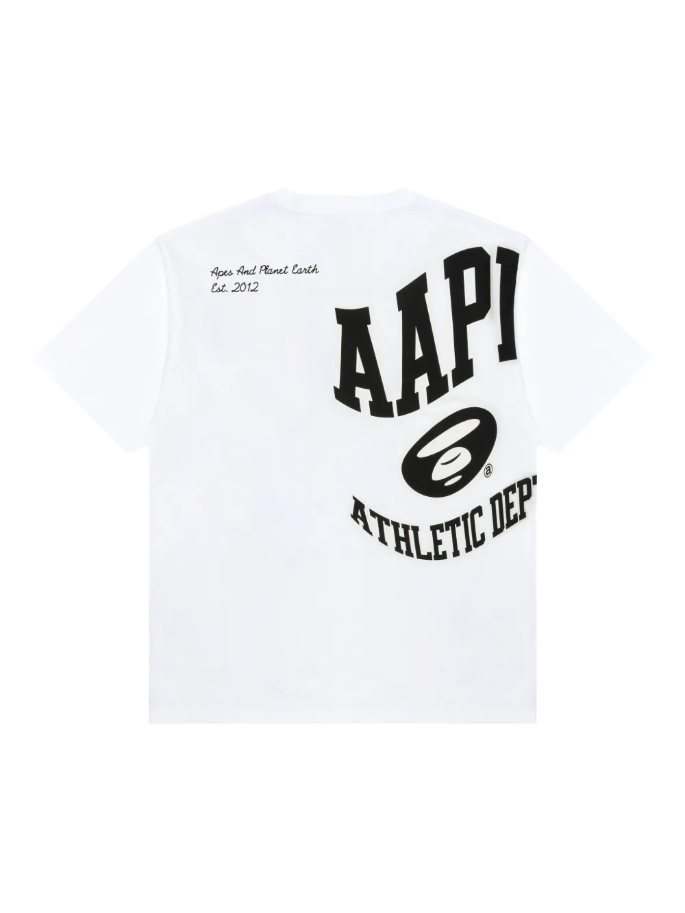 AAPE BY *A BATHING APE cotton T-shirt - Wit
