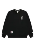 AAPE BY *A BATHING APE® athletic-logo sweatshirt - Black