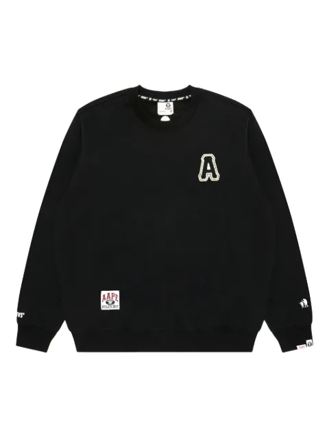 AAPE BY *A BATHING APE® athletic-logo sweatshirt