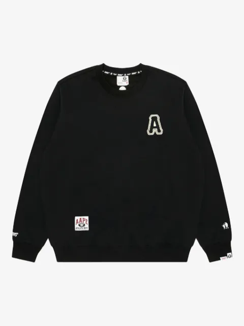 AAPE BY *A BATHING APE® athletic-logo sweatshirt