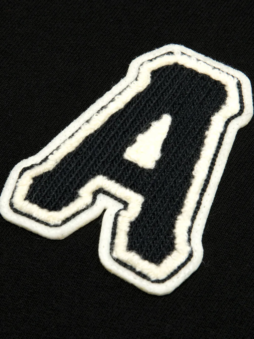 AAPE BY *A BATHING APE athletic-logo sweatshirt Zwart