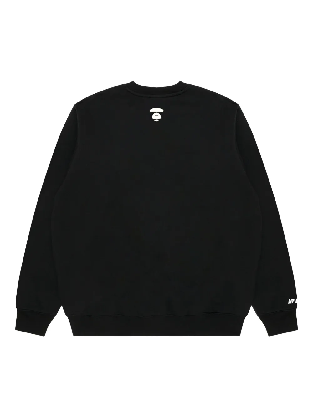 AAPE BY *A BATHING APE athletic-logo sweatshirt - Zwart