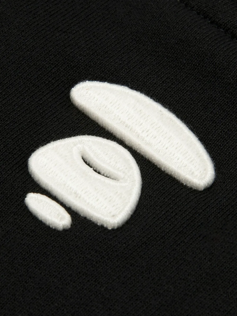 AAPE BY *A BATHING APE athletic-logo sweatshirt Zwart