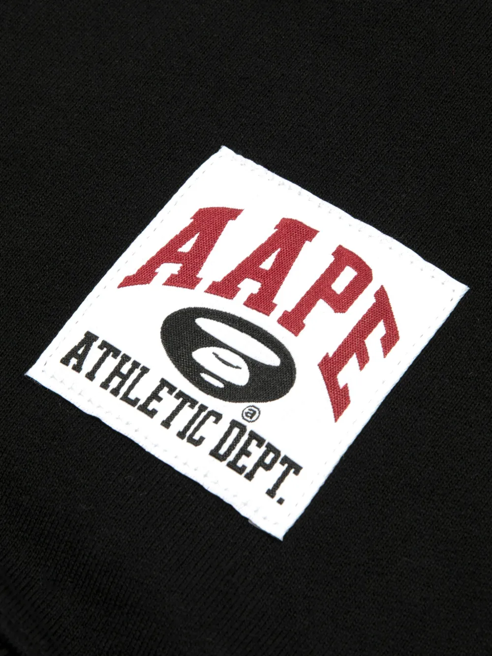 AAPE BY *A BATHING APE athletic-logo sweatshirt Zwart